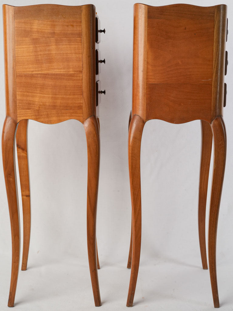 1960s classic antique finish tables  