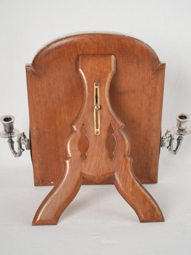 Beautiful antique silver Edwardian vanity mirror