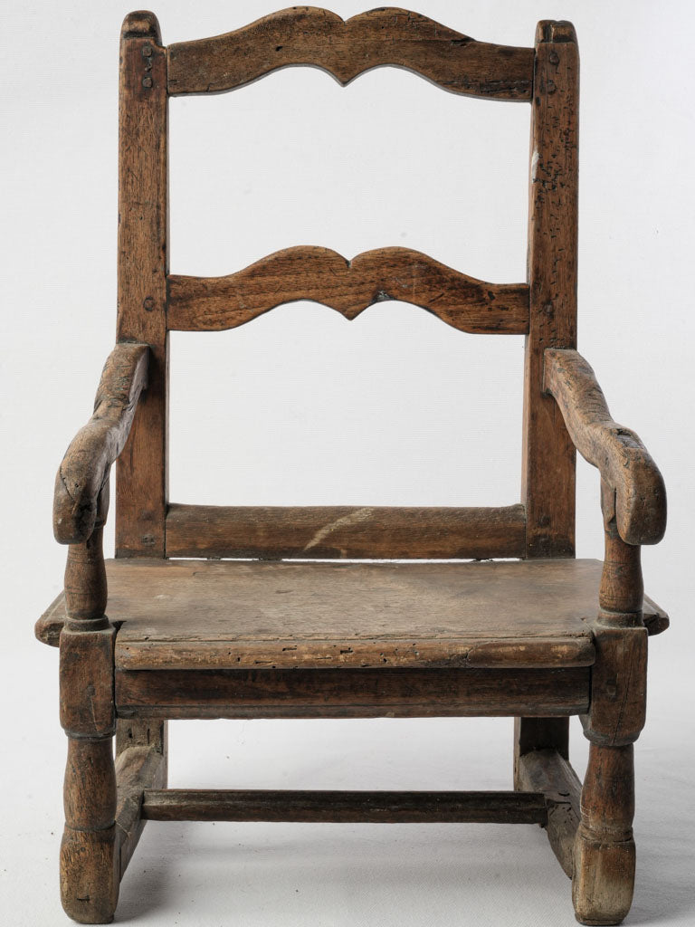Rare 19th-century petite armchair