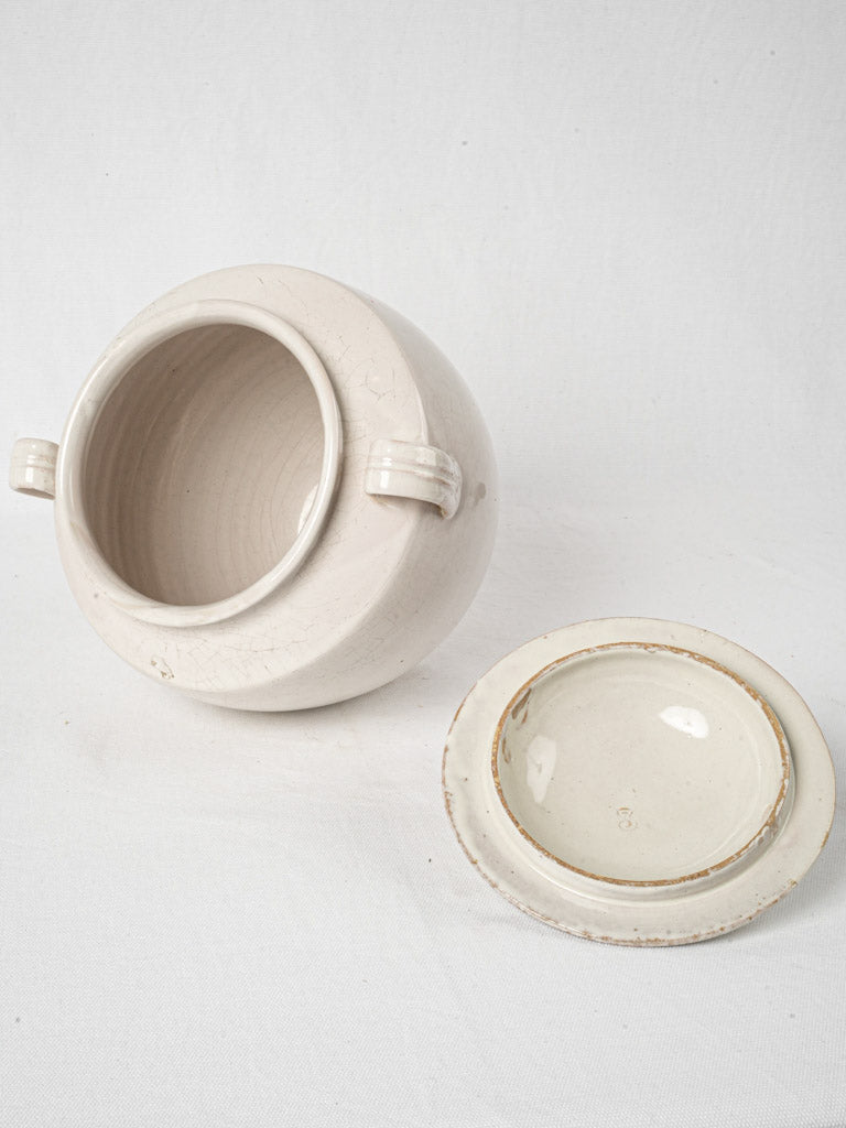 Timeless glazed French country crock