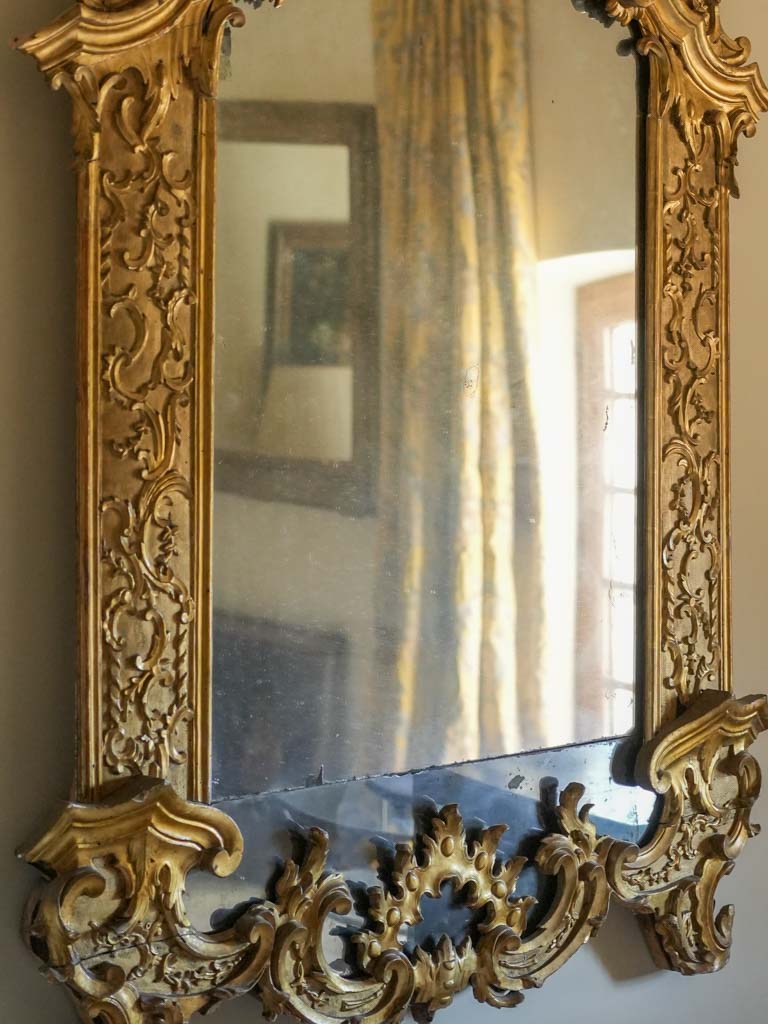 Ornate, elegant, historical piece, mirror