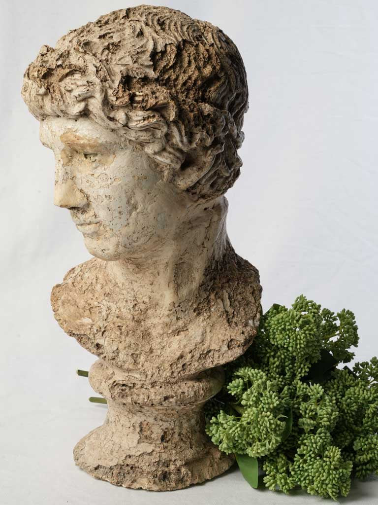 Classical Greek sculpture head.