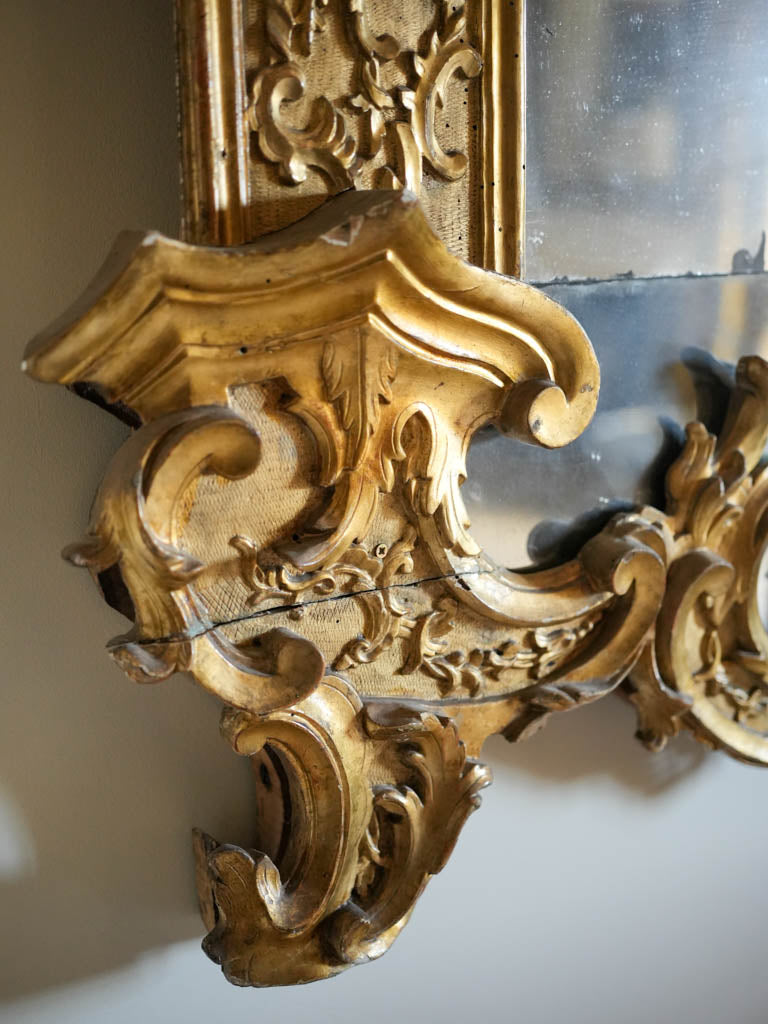 Timeless, grand, gilded mirror