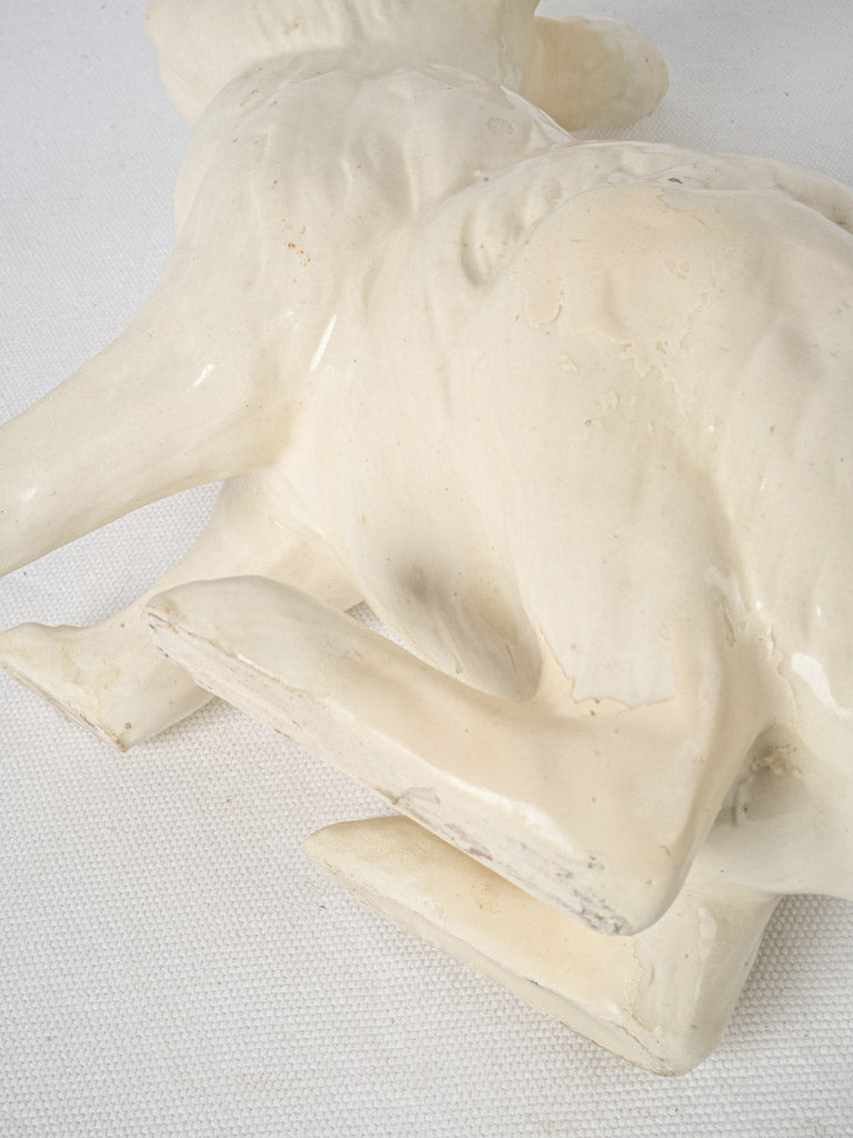 Timeless terracotta Bavent rabbit figurine