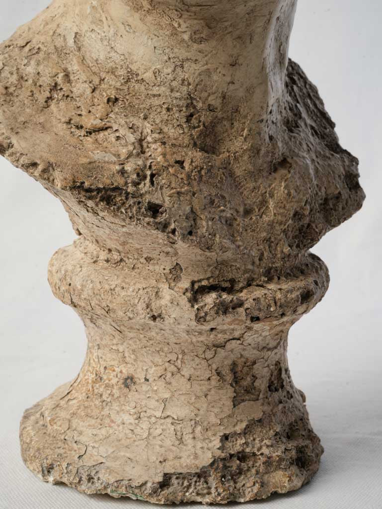 Subtle character plaster sculpture.