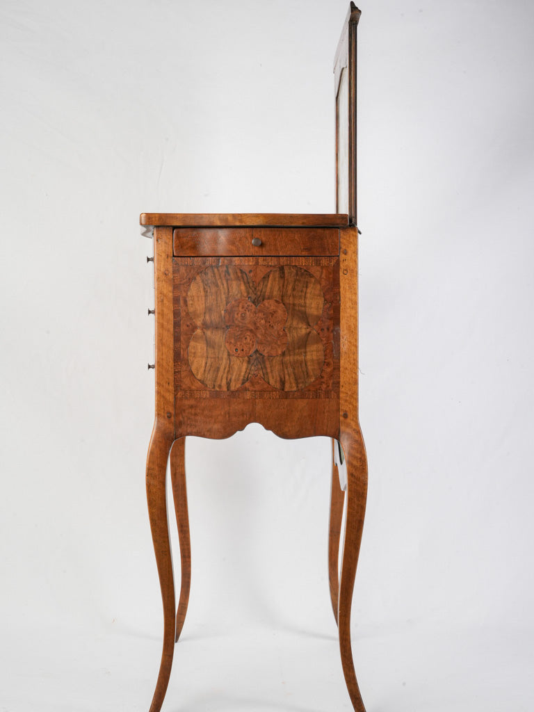 Understated faux façade coiffeuse