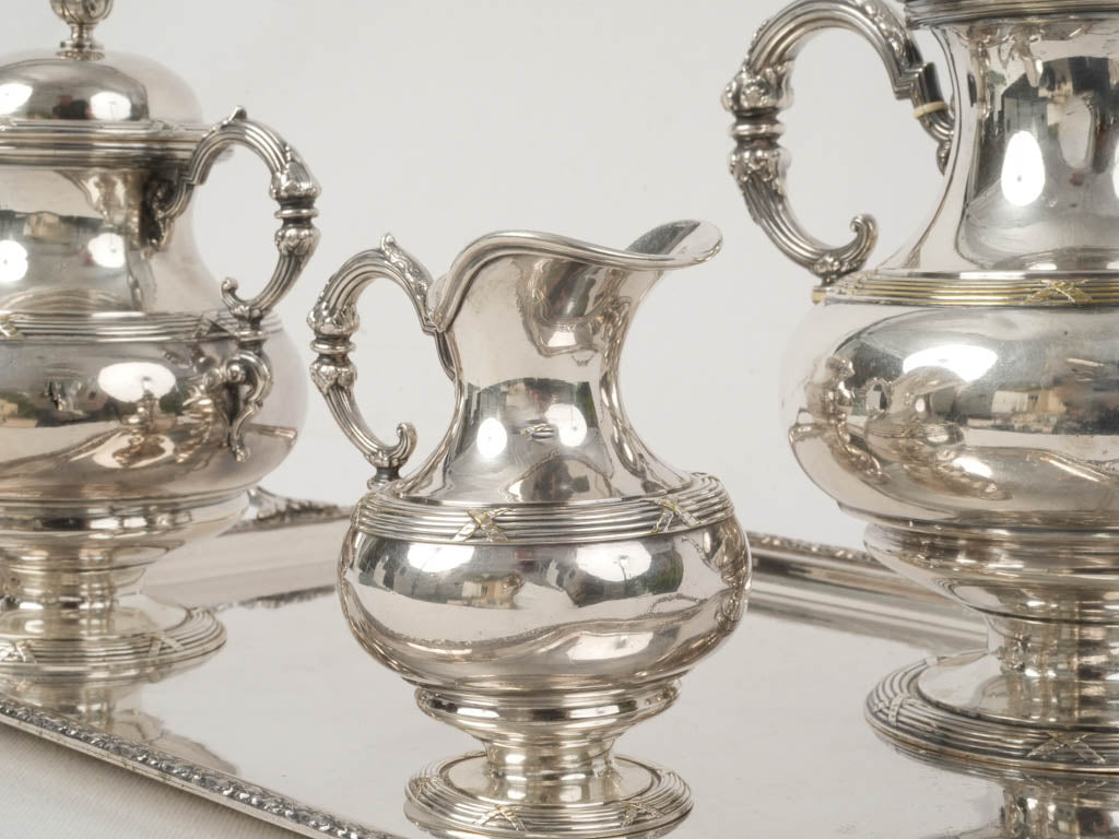 Refined Boulenger silverplate coffee pot