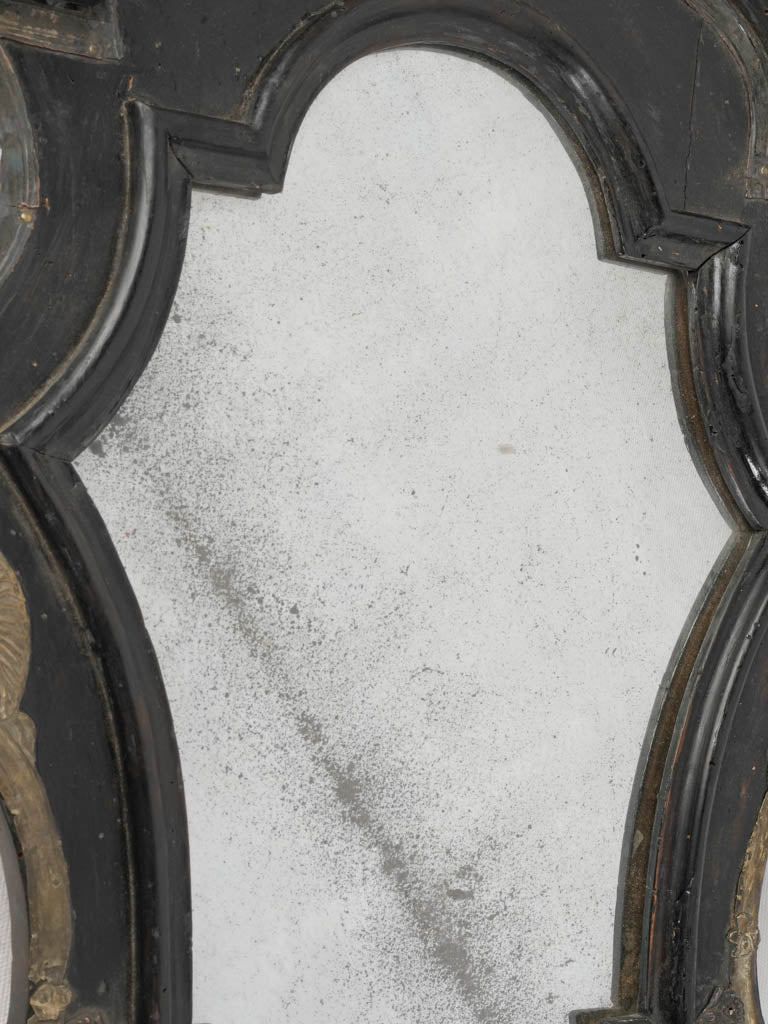 Gilded foliate scrollwork mirrors