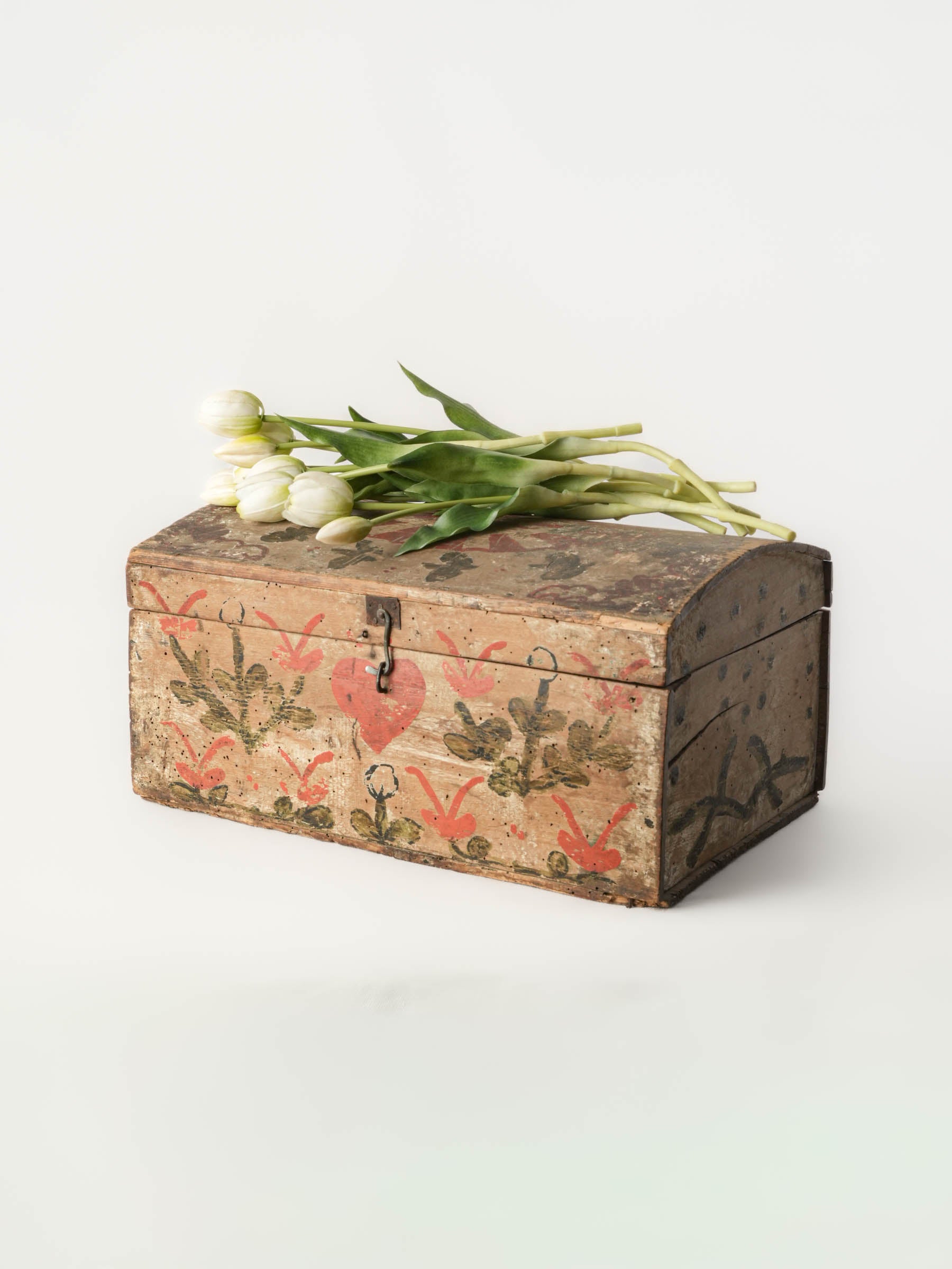 Charming wooden marriage box