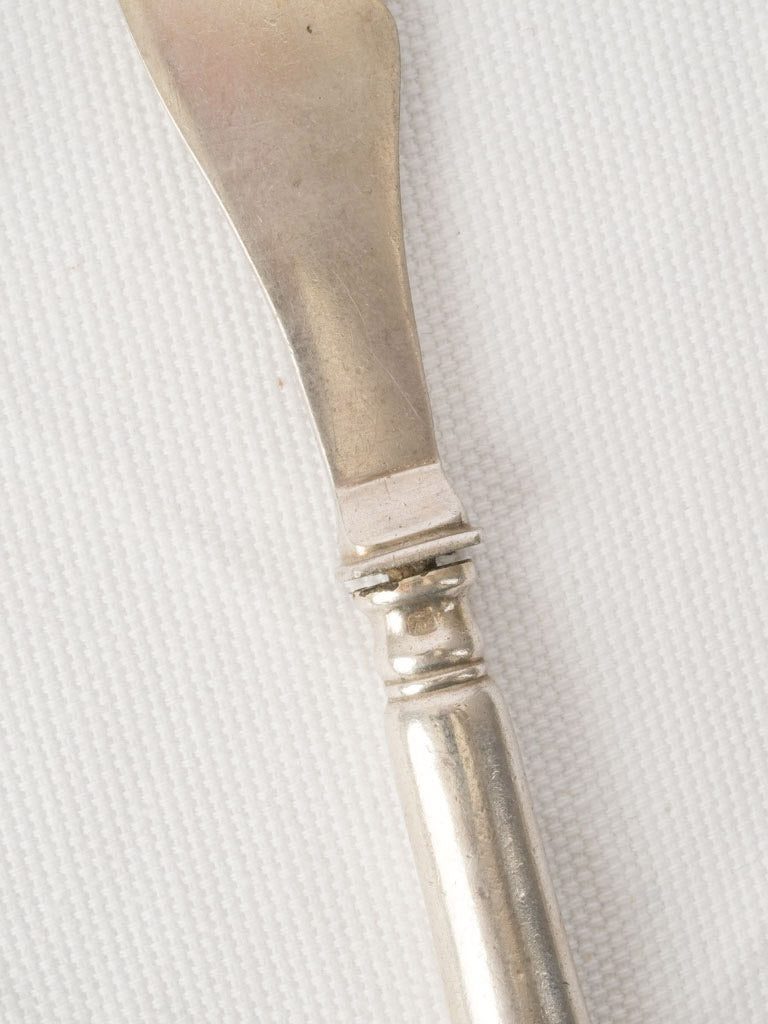 Set of Twelve Belle Époque Silver-Plated Melon Forks - 8¼"