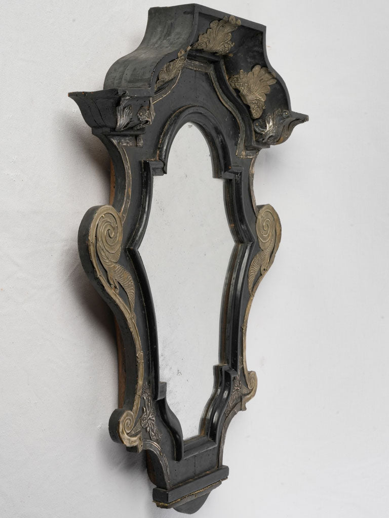 Timeworn patina ornate mirrors  