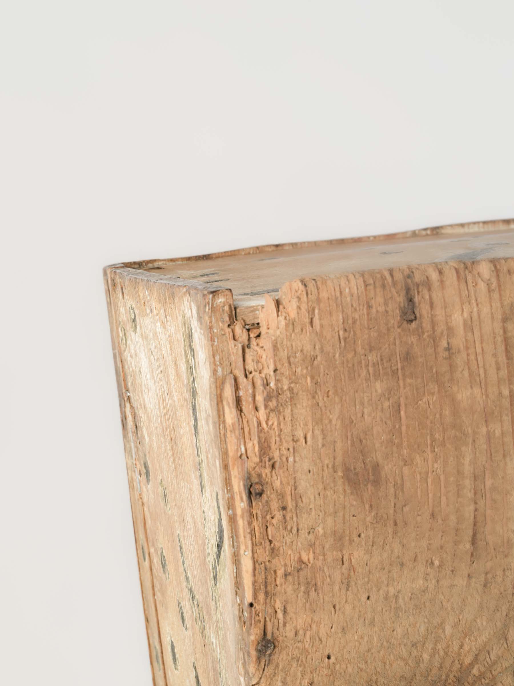 Character-filled wooden Normandy coffer
