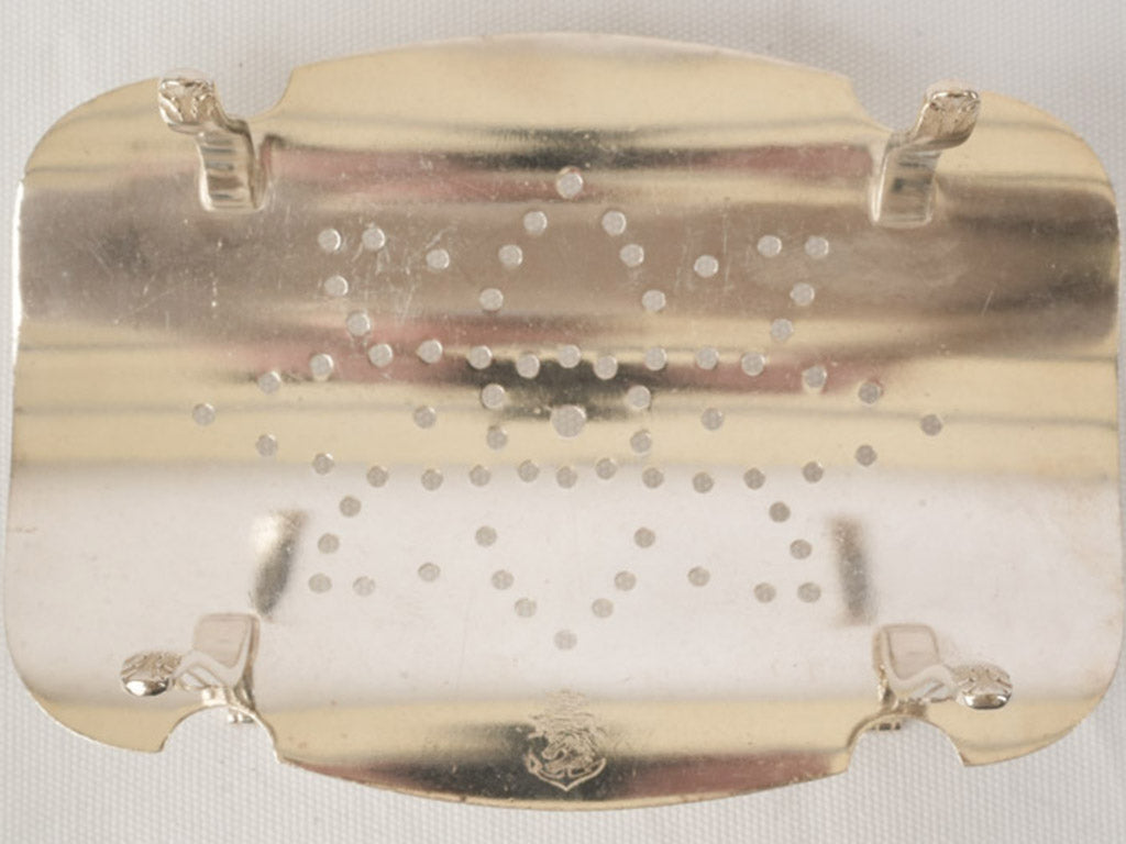 Art Deco Christofle Silver-Plated Asparagus Service from an Ocean Liner - 8¼"