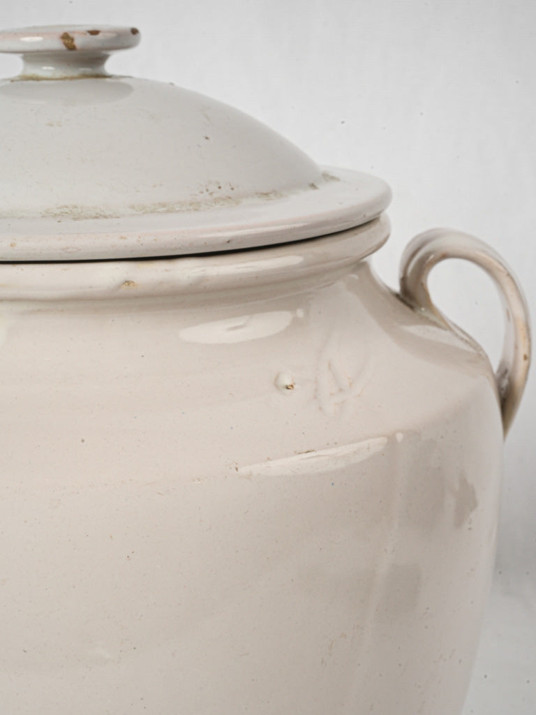 Characterful French terracotta preserving vessel