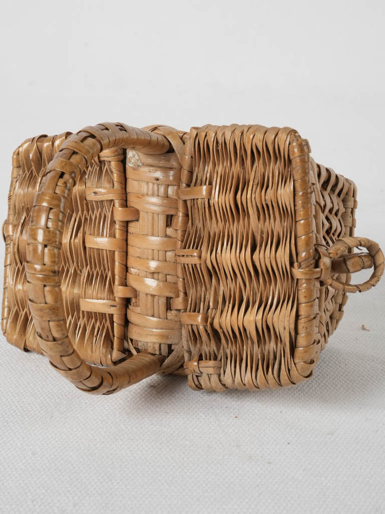 Timeless French wicker picnic basket