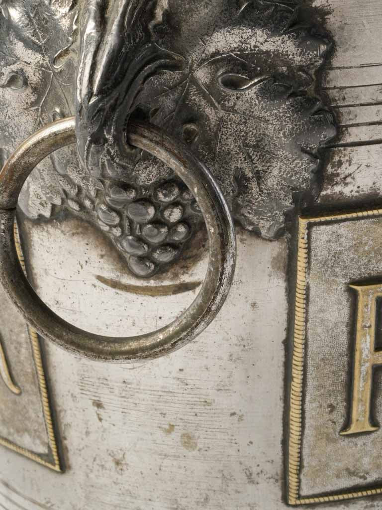 Pol Roger Silver Plated Champagne Bucket c.1900- 8¾"