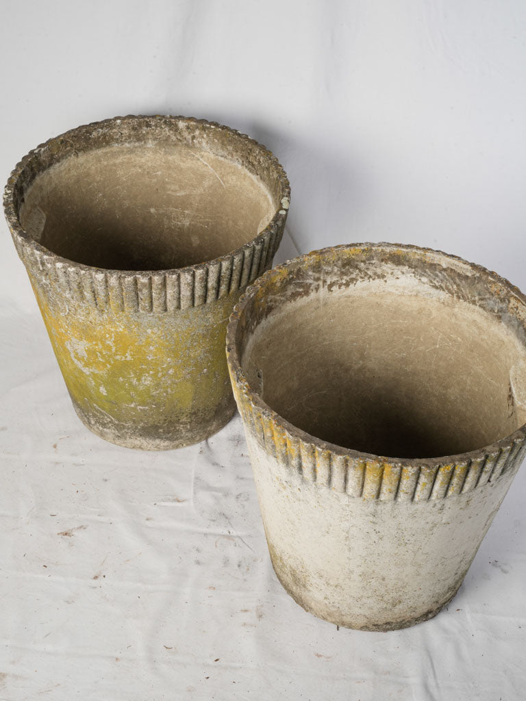 Classic durable cement flower pots