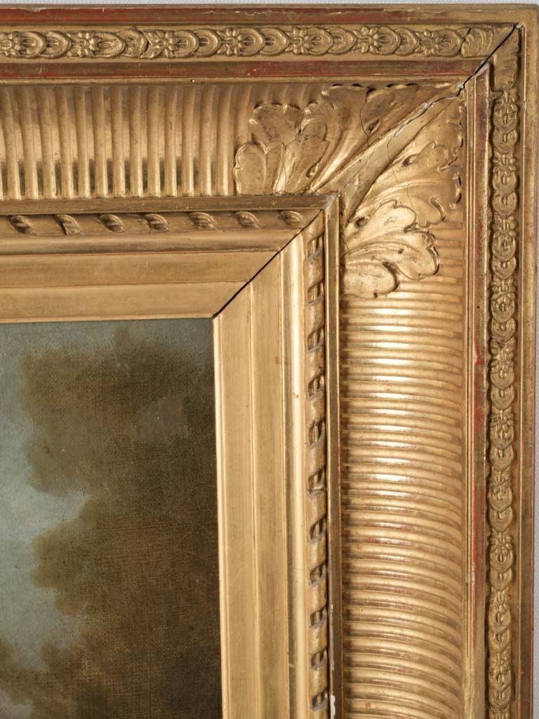 Elegant antique French wall portraits