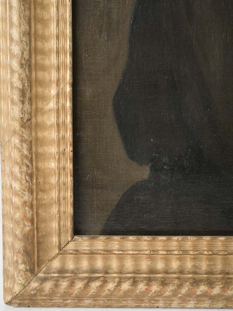 Elegant sibling oil wall portrait