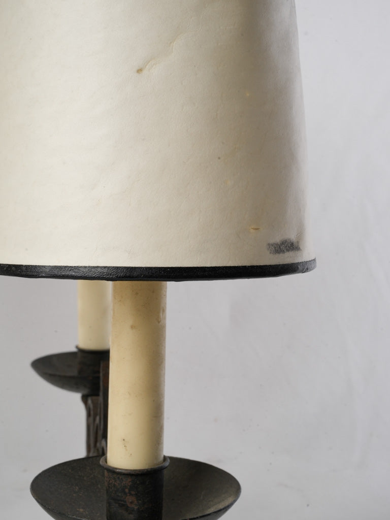 Charming vintage iron accent lamps  