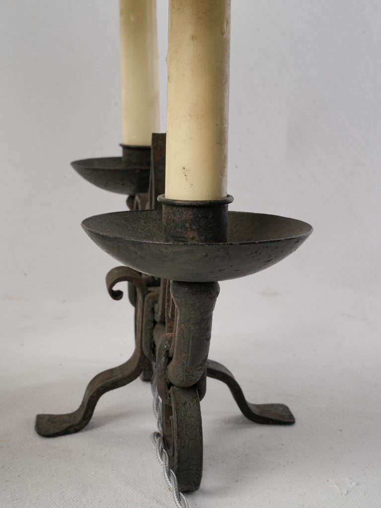 Elegant rustic French-style lamps  
