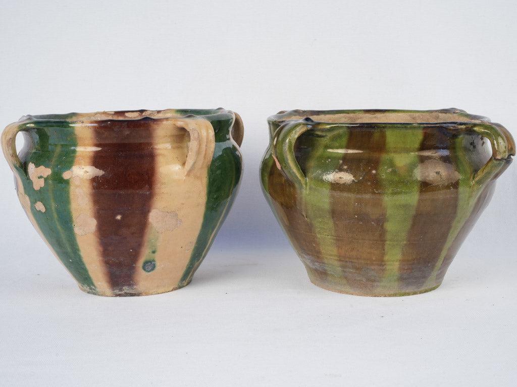 Vintage Anduze terracotta cachepots