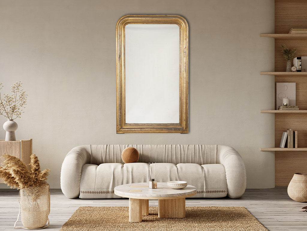Vintage mercury glass classic mirror  