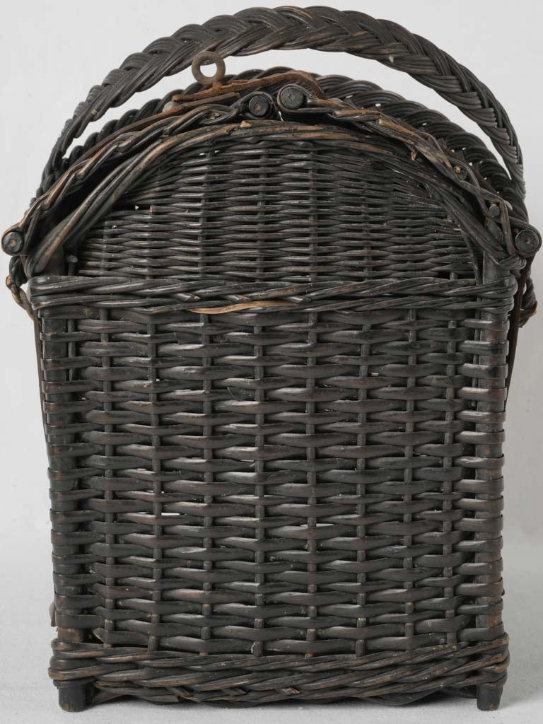 Timeless 19th-century market luxury basket