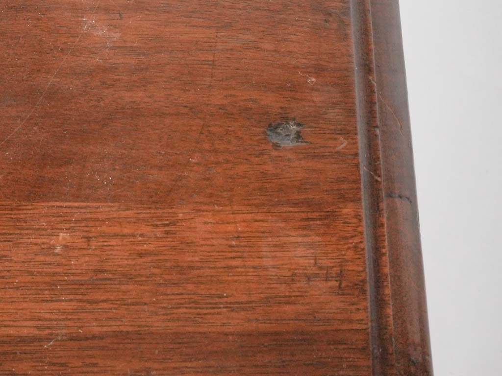 Ornate French provincial walnut commode