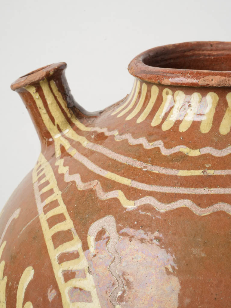 Timeless earth-toned decorative jar