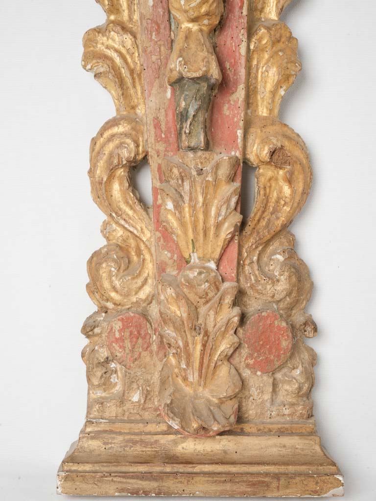 Ornate, floral, gilt, Spanish boiserie