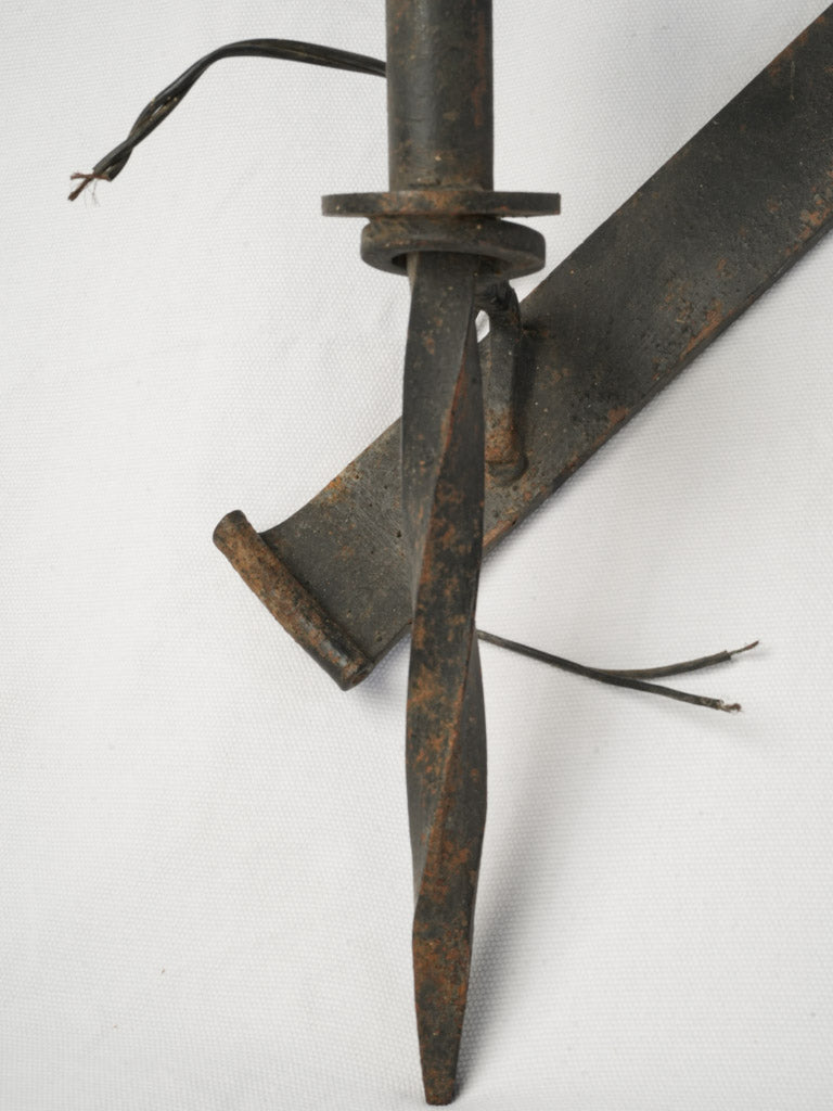 Stylish oxidized metal wall decor