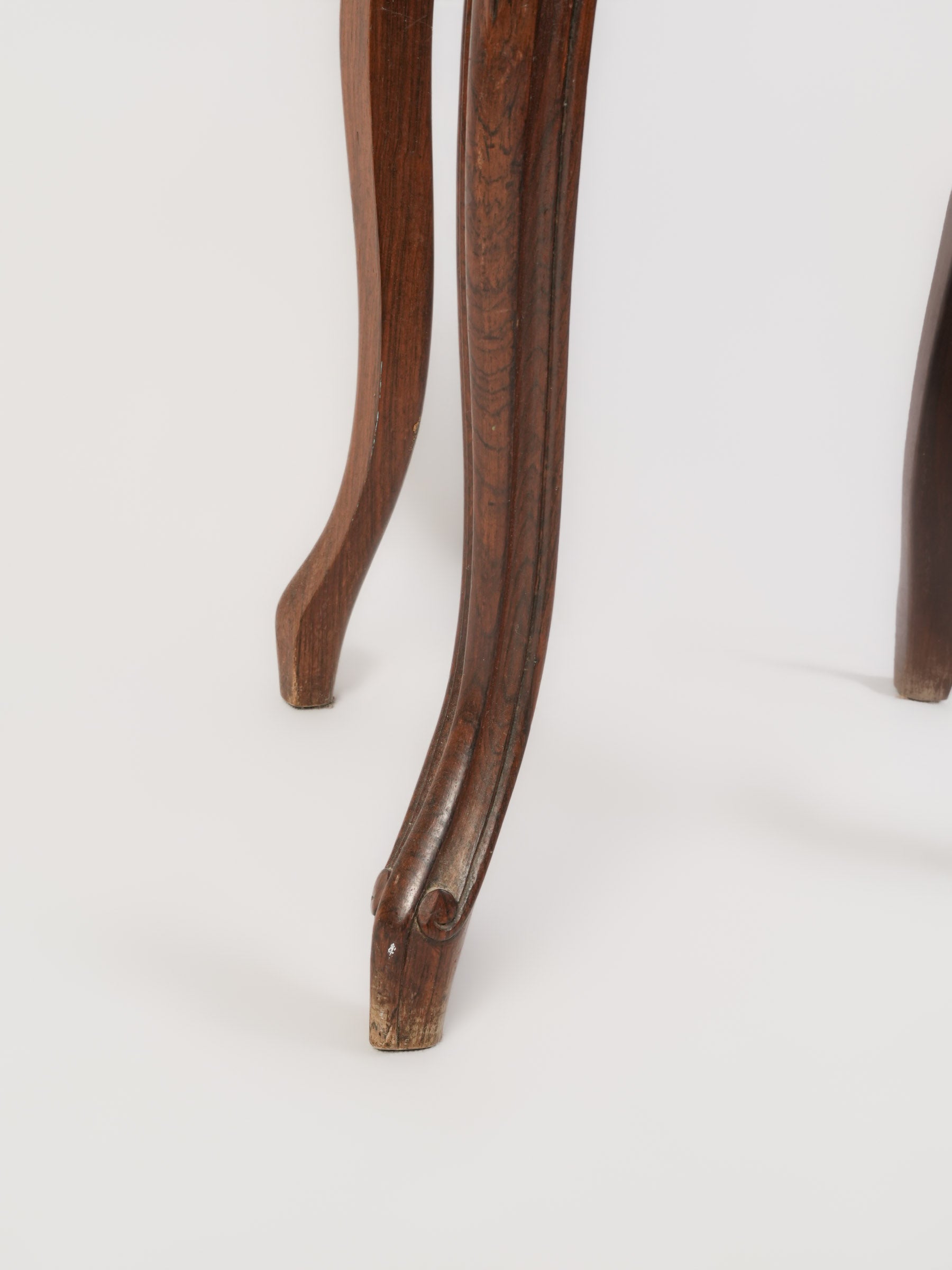 Classic ornamental brass-trim chair