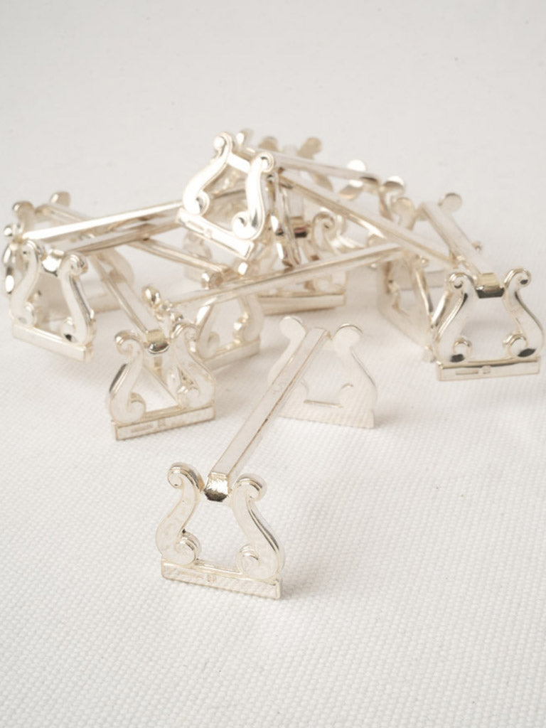 Hallmarked collectible silver accents