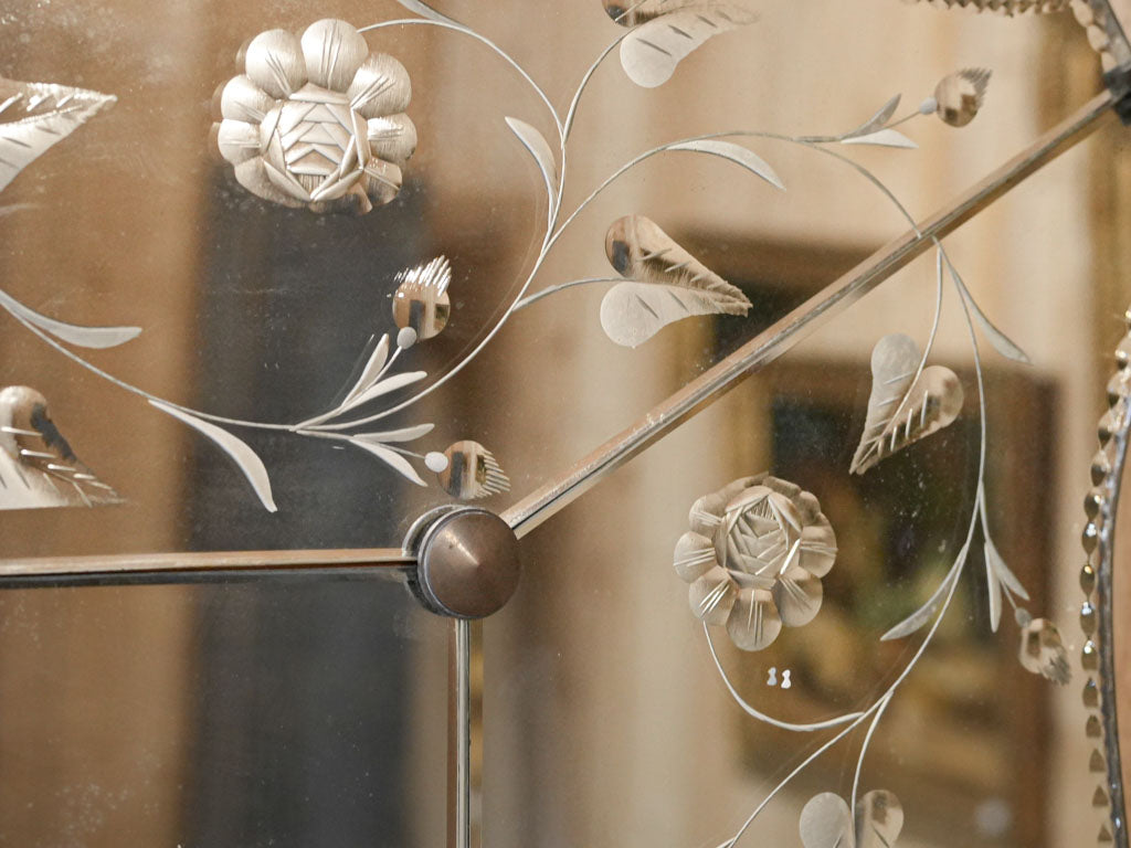 Historical French café mirror