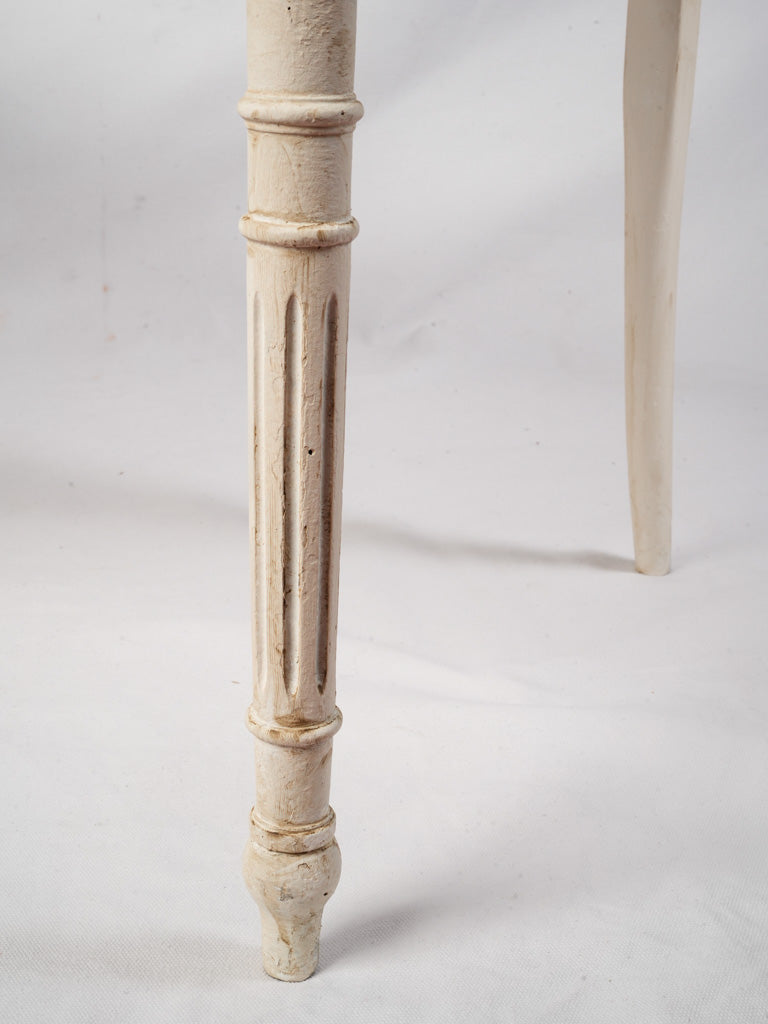 Early 20th-century caned bench