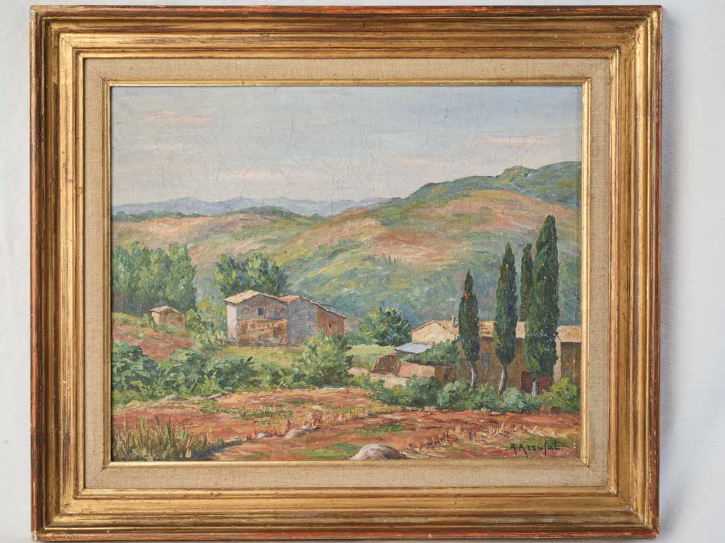 Soft green hues painting