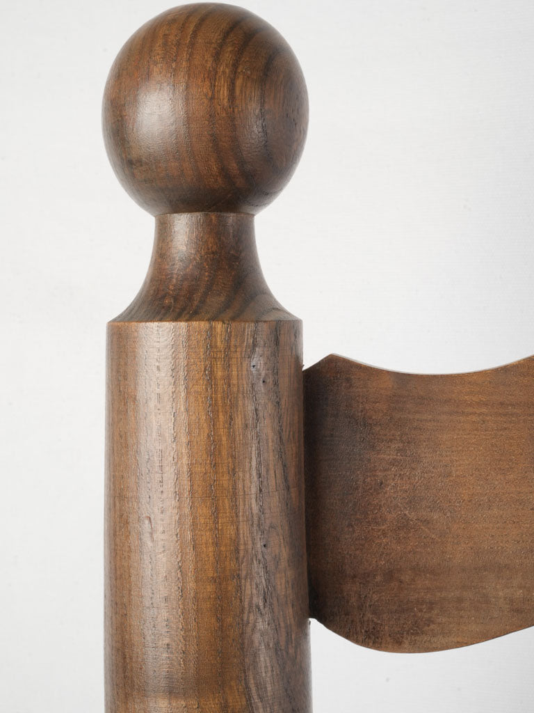 Classic Brutalist oak chair