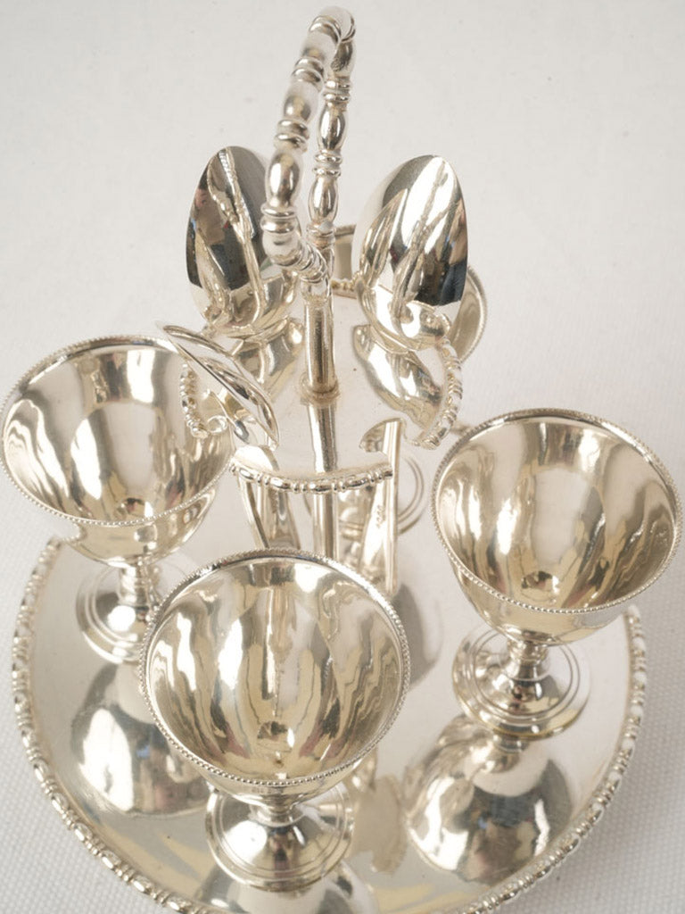 Elegant goblet-style egg cups