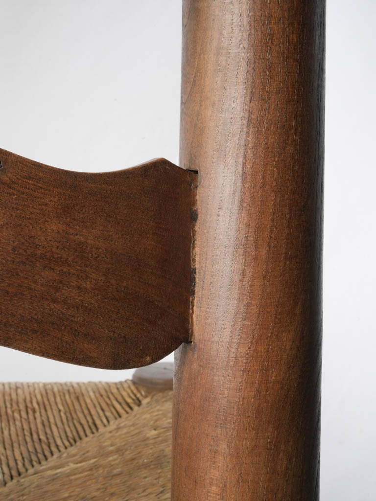 Natural warm oak chair