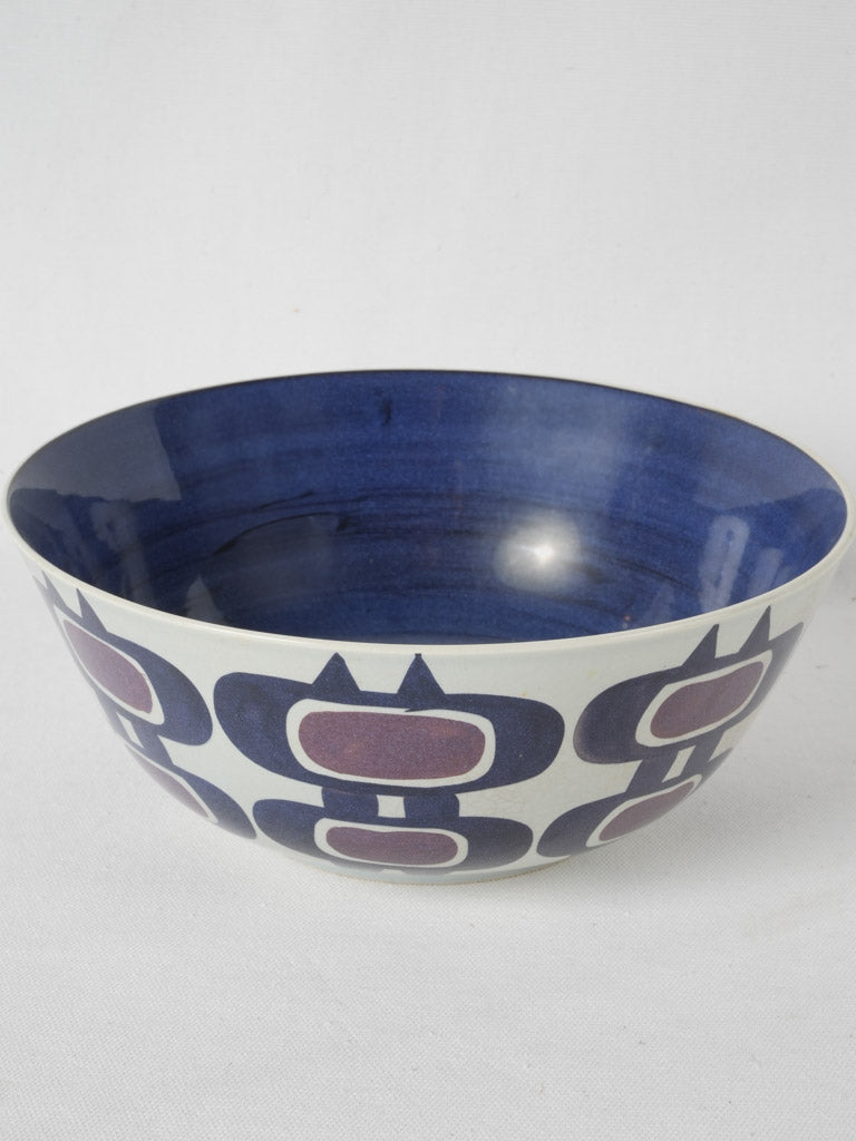 Vintage Danish ceramic salad bowl