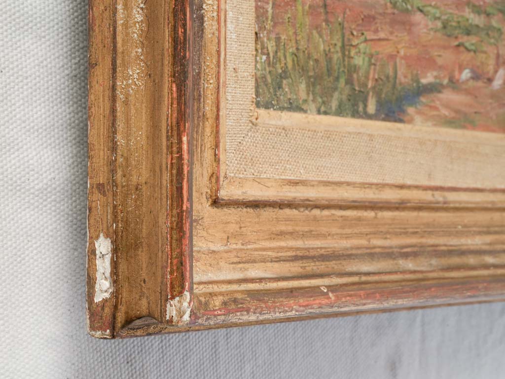 Timeless rural architecture painting