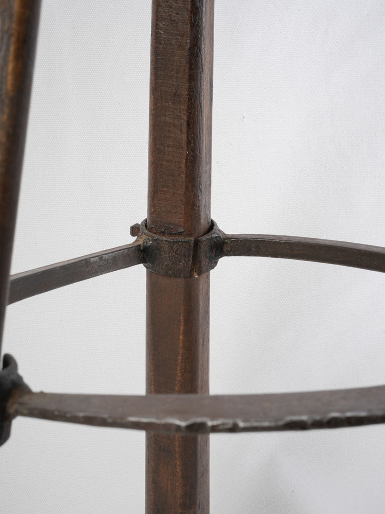 Sculptural bold Spanish rustic stools