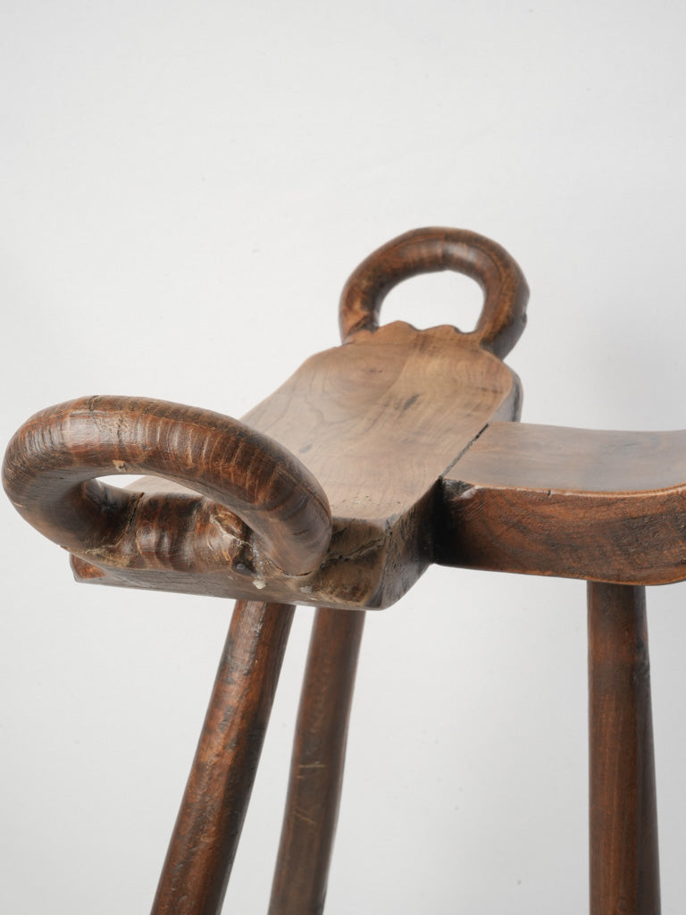 Distinctive 1950s sculptural Spanish stools