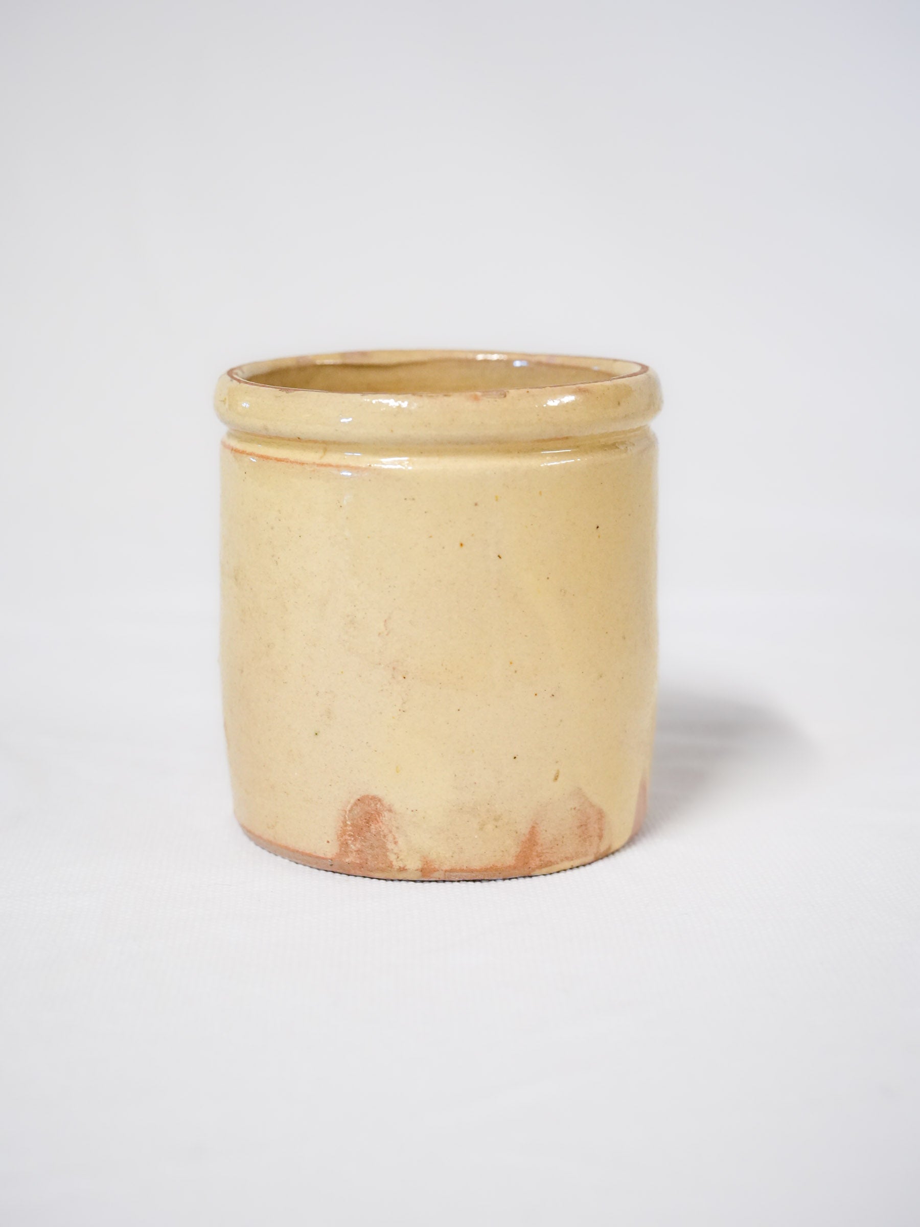 Hand-thrown glazed Savoyard container