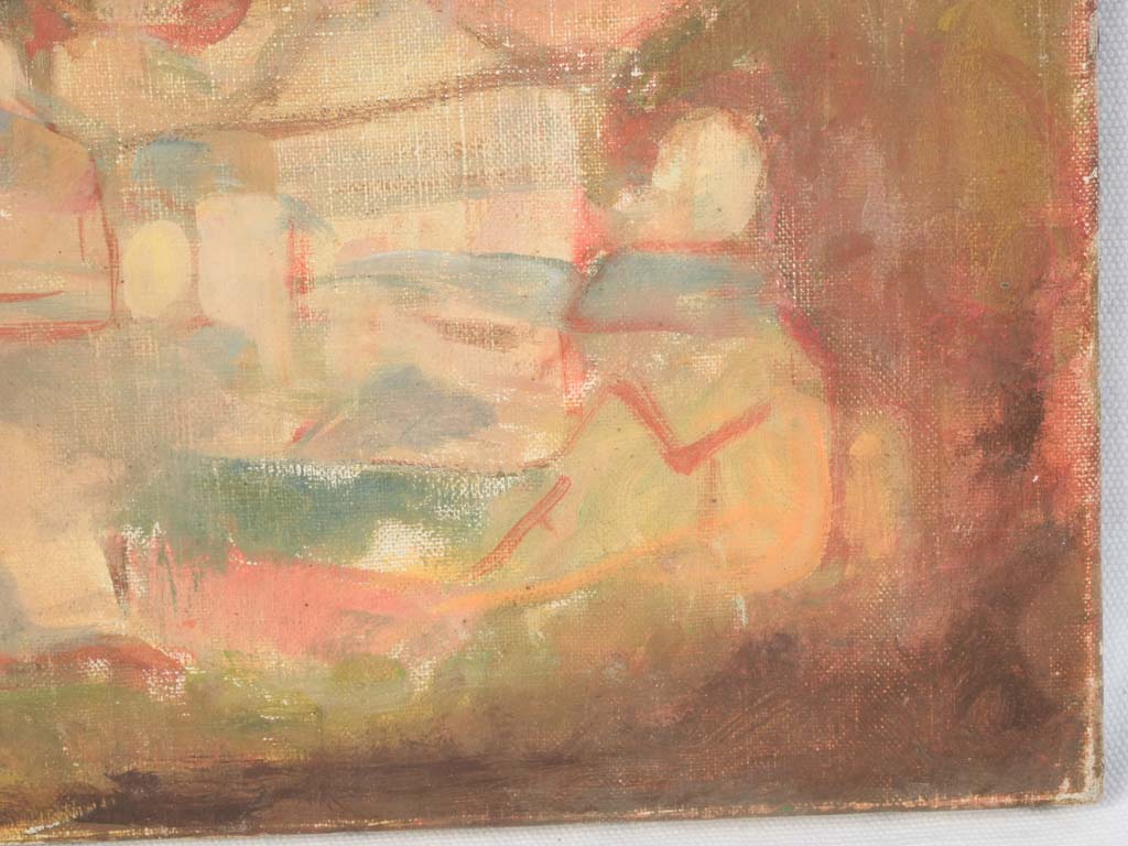 Harmonious muted view canvas