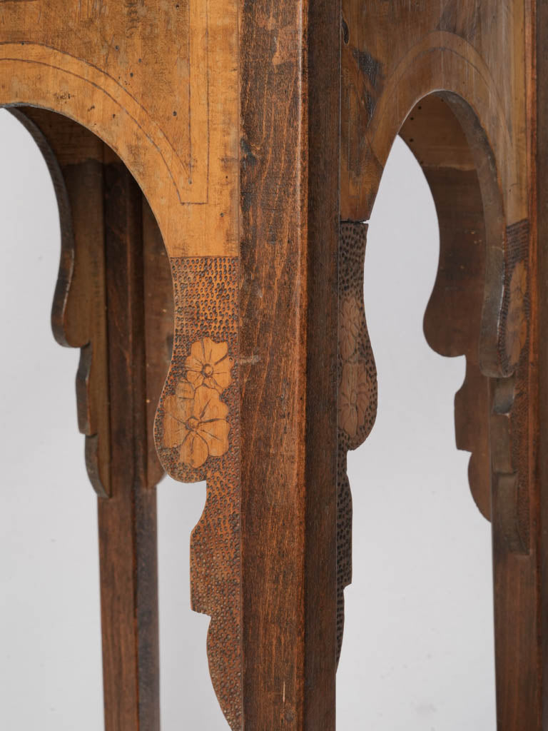 Traditionally inspired decorative table