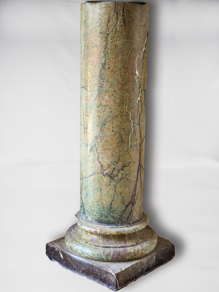 Lands End marble column pedestals