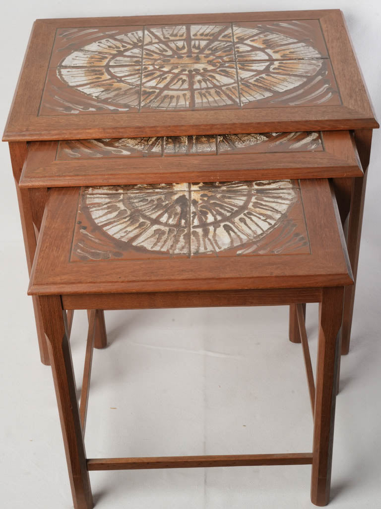 Timeless craftsmanship nesting tables