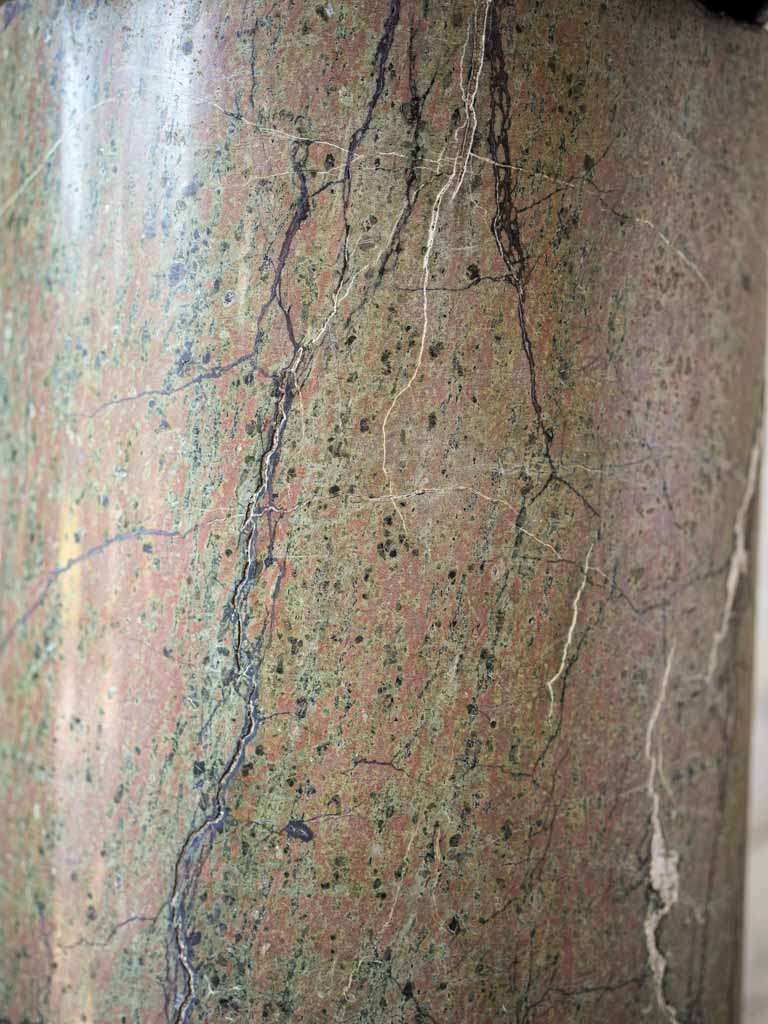Large 19th-century polished marble pedestals